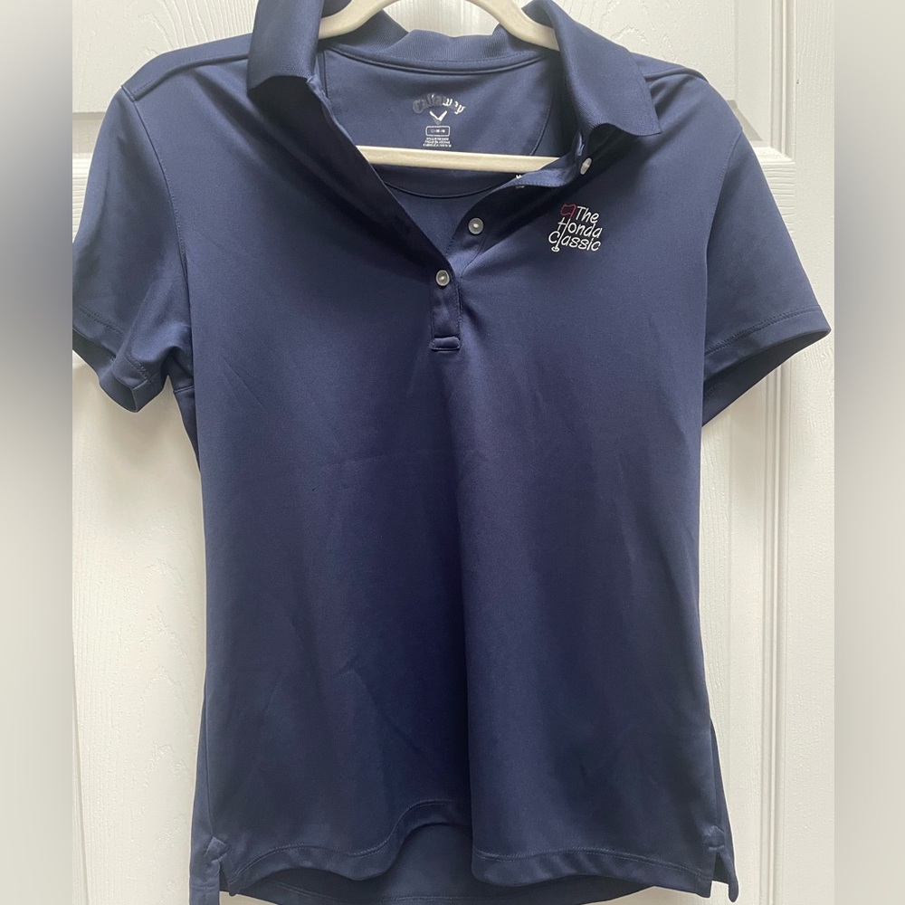 Callaway Navy Women's Polo Shirt Honda Classic Medium